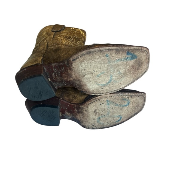 Tony Lama brown cowgirl boots size 7B - Picture 6 of 7